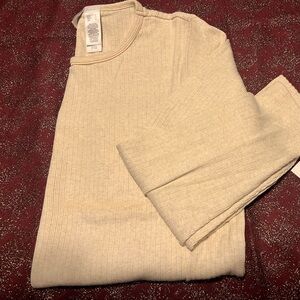 Liz Claib women’s sweater.  Beige, size L, NWT.